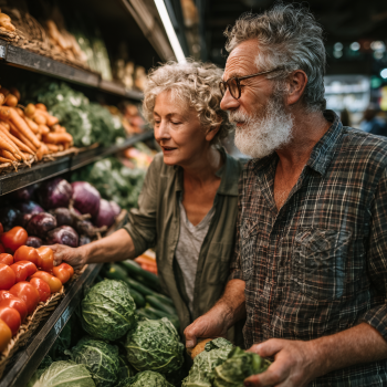 Активні пожилі люди в спортзалі prunasto